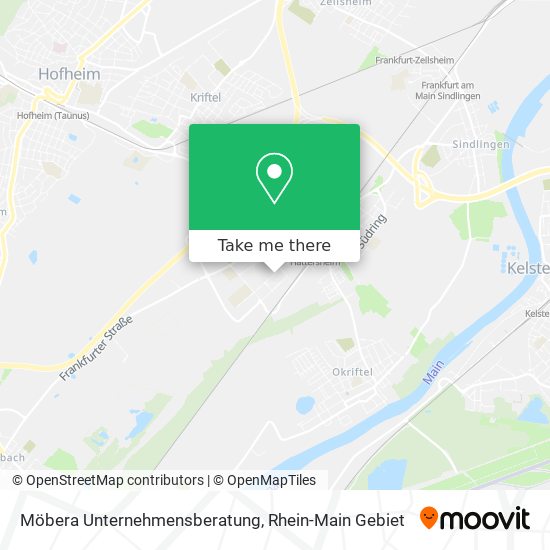 Möbera Unternehmensberatung map