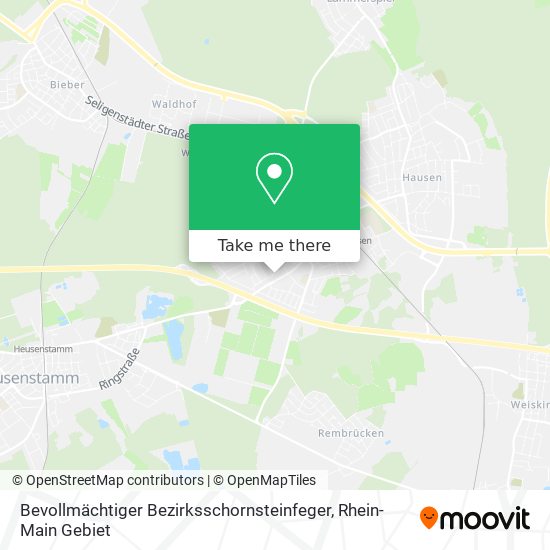 Bevollmächtiger Bezirksschornsteinfeger map