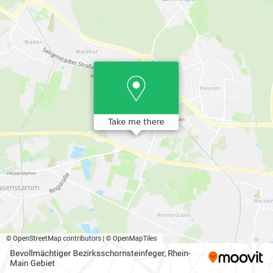 Карта Bevollmächtiger Bezirksschornsteinfeger