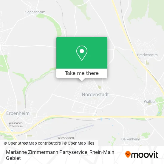 Карта Marianne Zimmermann Partyservice