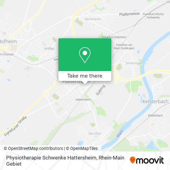 Physiotherapie Schwenke Hattersheim map