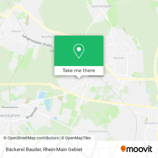 Карта Bäckerei Bauder