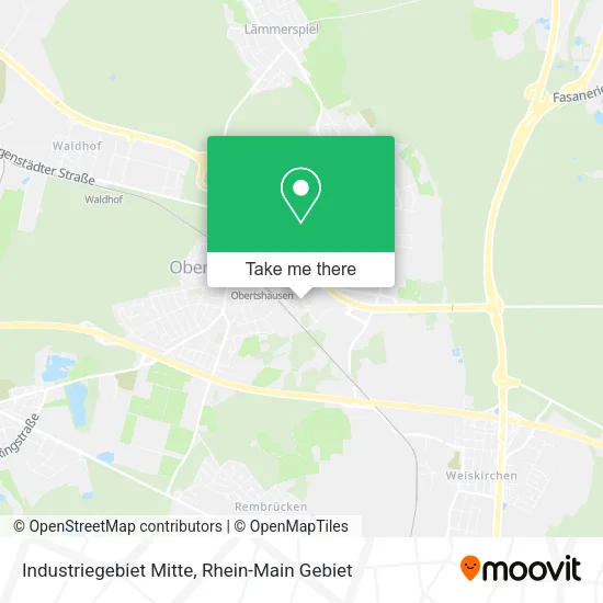Карта Industriegebiet Mitte