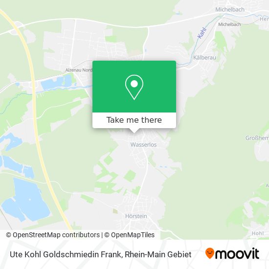 Ute Kohl Goldschmiedin Frank map