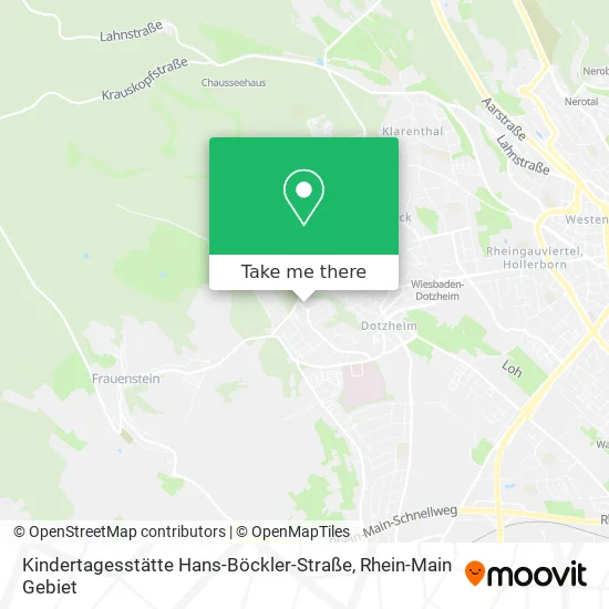 Карта Kindertagesstätte Hans-Böckler-Straße