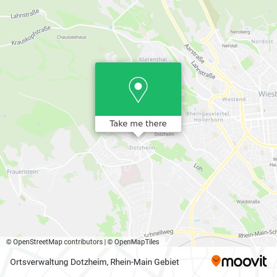 Ortsverwaltung Dotzheim map