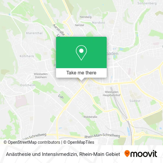 Карта Anästhesie und Intensivmedizin