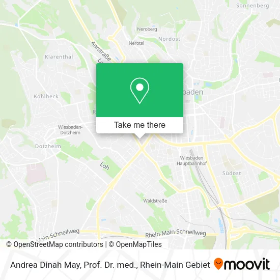 Карта Andrea Dinah May, Prof. Dr. med.