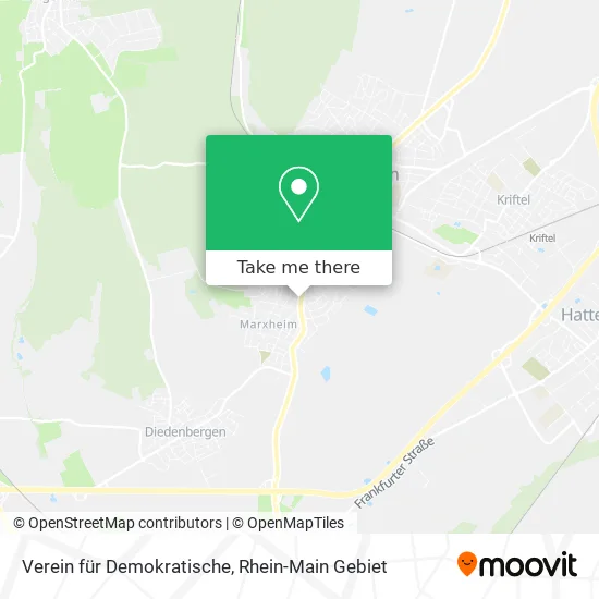 Карта Verein für Demokratische