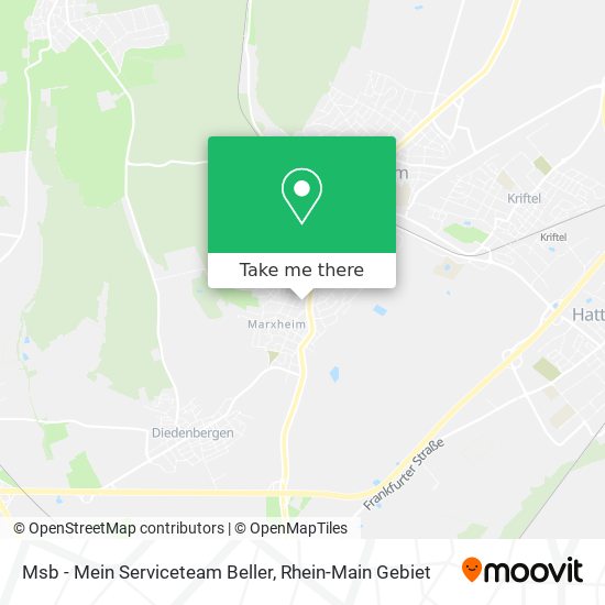 Msb - Mein Serviceteam Beller map