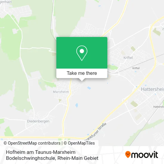 Карта Hofheim am Taunus-Marxheim Bodelschwinghschule