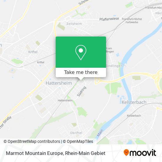 Marmot Mountain Europe map