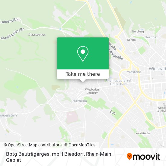 Bbtg Bauträgerges. mbH Biesdorf map