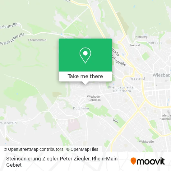 Карта Steinsanierung Ziegler Peter Ziegler