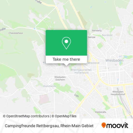 Campingfreunde Rettbergsau map