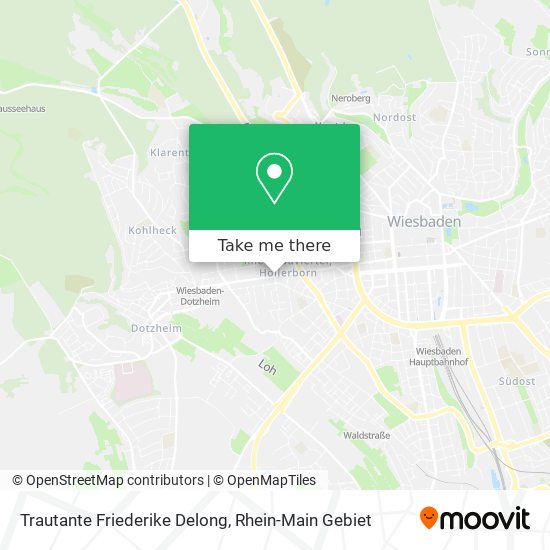 Trautante Friederike Delong map