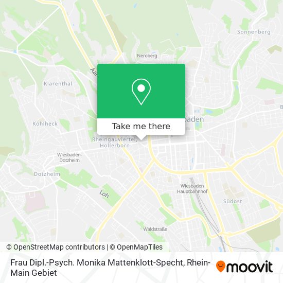 Frau Dipl.-Psych. Monika Mattenklott-Specht map