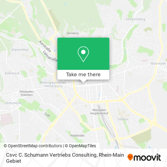 Карта Csvc C. Schumann Vertriebs Consulting