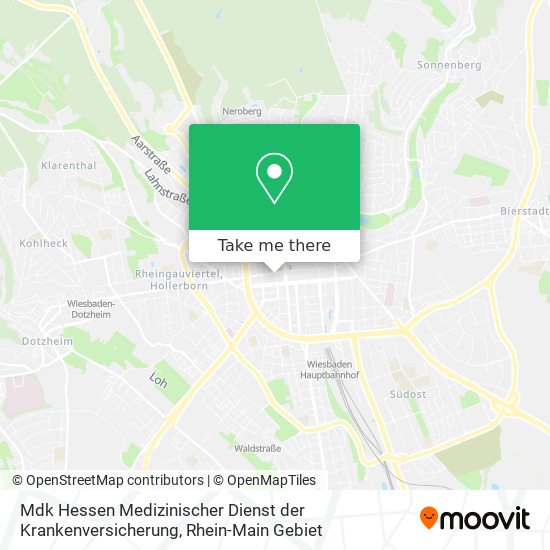 Mdk Hessen Medizinischer Dienst der Krankenversicherung map