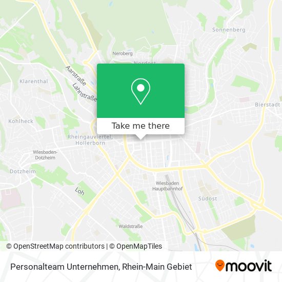 Personalteam Unternehmen map