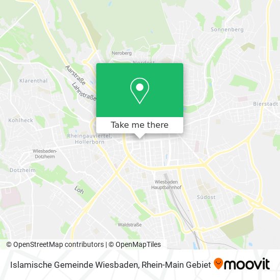 Islamische Gemeinde Wiesbaden map