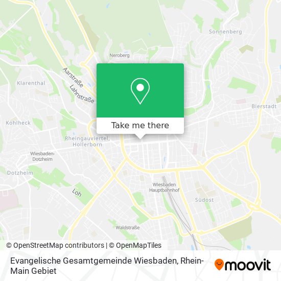 Evangelische Gesamtgemeinde Wiesbaden map