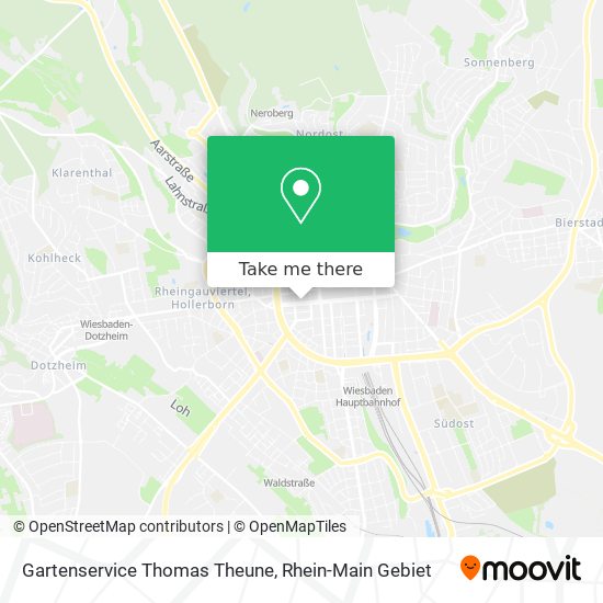 Карта Gartenservice Thomas Theune