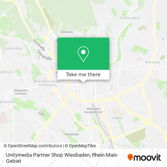 Unitymedia Partner Shop Wiesbaden map