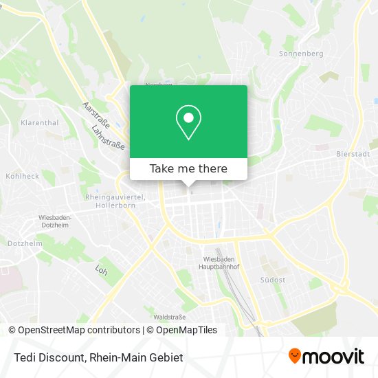 Tedi Discount map