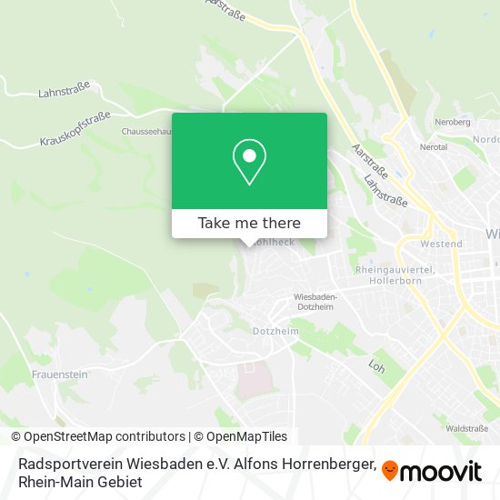 Radsportverein Wiesbaden e.V. Alfons Horrenberger map