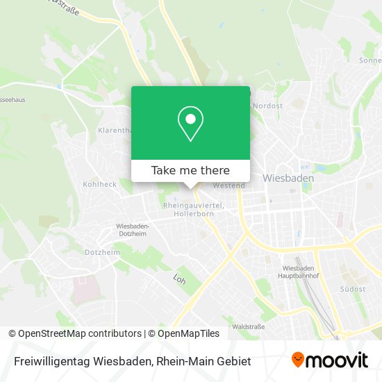 Карта Freiwilligentag Wiesbaden