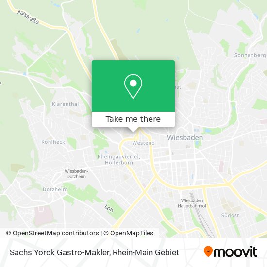 Sachs Yorck Gastro-Makler map