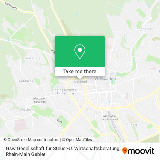 Gsw Gesellschaft für Steuer-U. Wirtschaftsberatung map