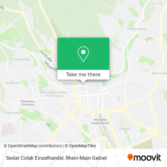 Карта Sedat Colak Einzelhandel