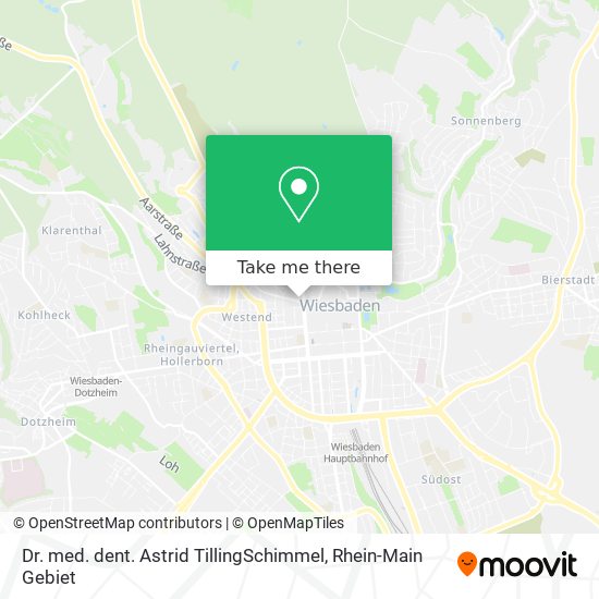 Dr. med. dent. Astrid TillingSchimmel map