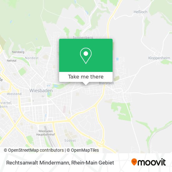 Rechtsanwalt Mindermann map
