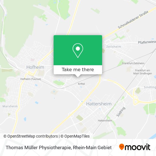Thomas Müller Physiotherapie map