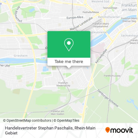 Handelsvertreter Stephan Paschalis map