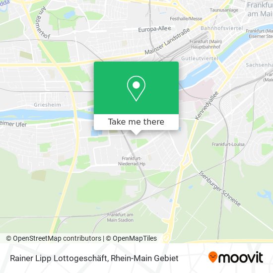 Карта Rainer Lipp Lottogeschäft