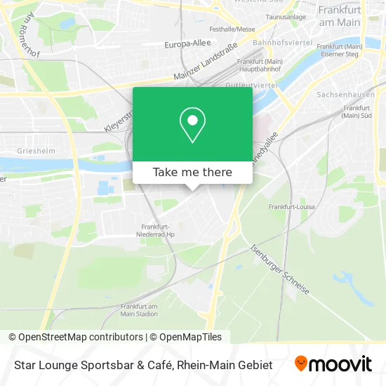 Карта Star Lounge Sportsbar & Café