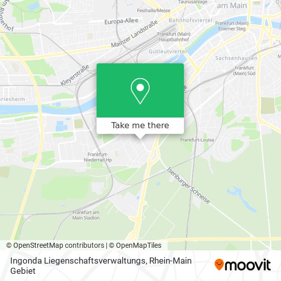 Ingonda Liegenschaftsverwaltungs map