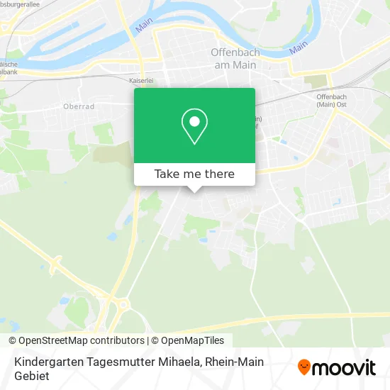 Карта Kindergarten Tagesmutter Mihaela