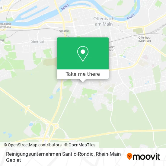 Карта Reinigungsunternehmen Santic-Rondic