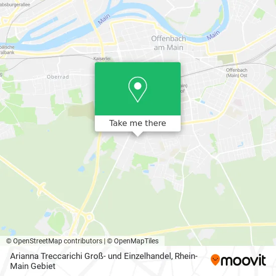 Карта Arianna Treccarichi Groß- und Einzelhandel