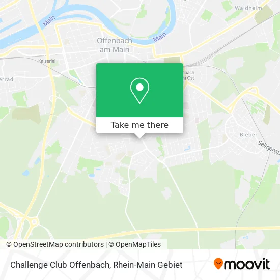 Карта Challenge Club Offenbach