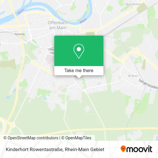 Карта Kinderhort Rowentastraße