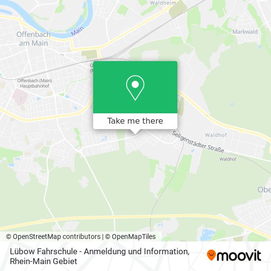 Lübow Fahrschule - Anmeldung und Information map