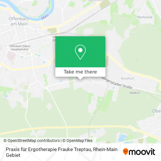 Карта Praxis für Ergotherapie Frauke Treptau