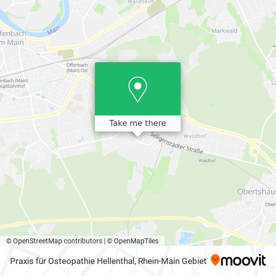 Praxis für Osteopathie Hellenthal map