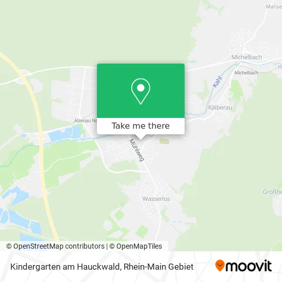 Карта Kindergarten am Hauckwald